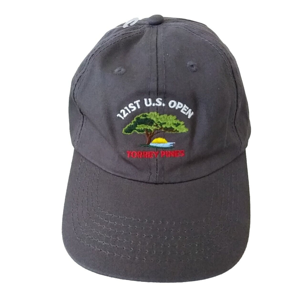 NEW 121st U.S. OPEN TORREY PINES Dad Cap USGA Member Gray Hat Adjustable  NWOT
